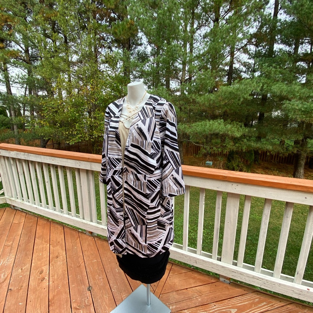 Kasper Long Jacket - image 5